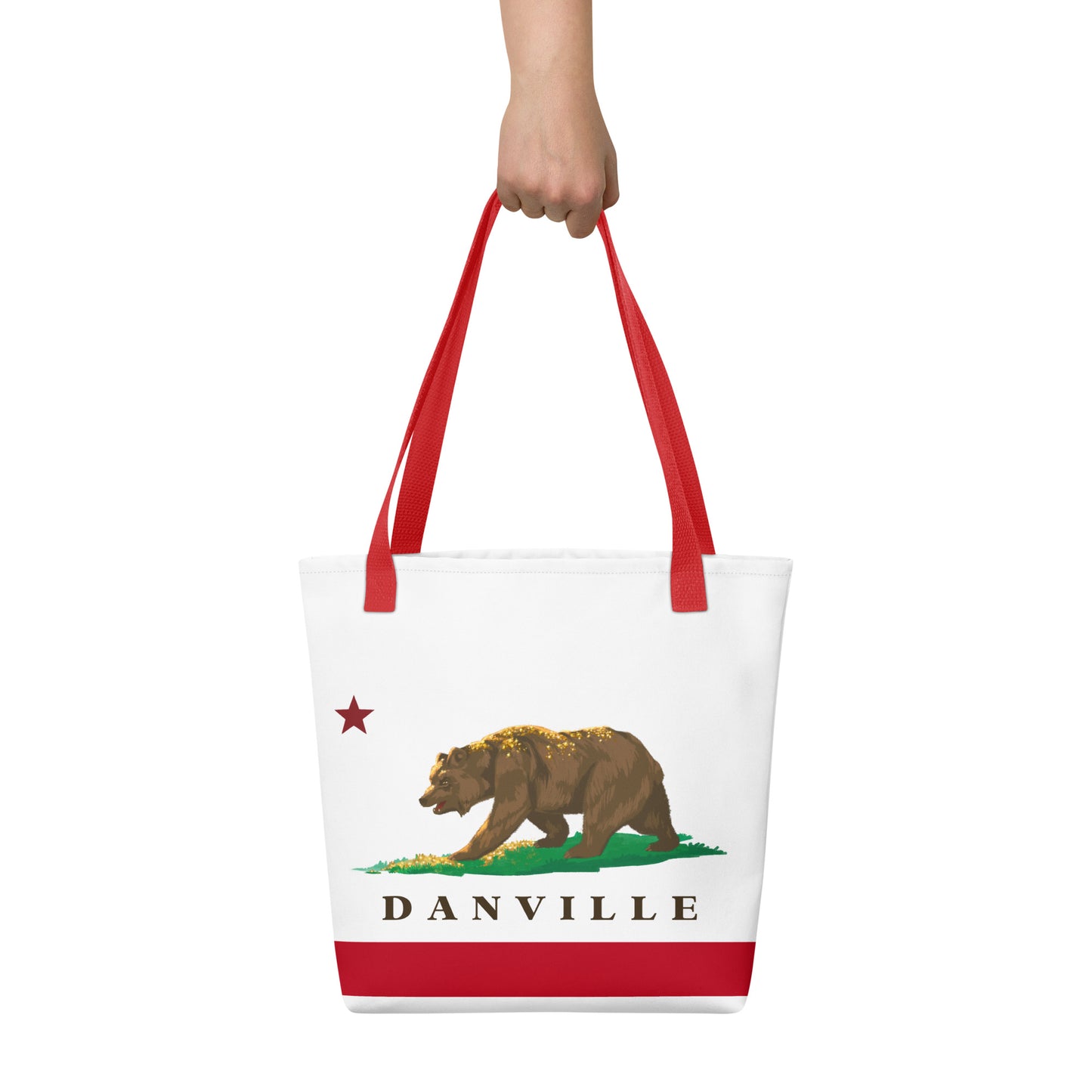 Danville CA Tote bag - CAFlags