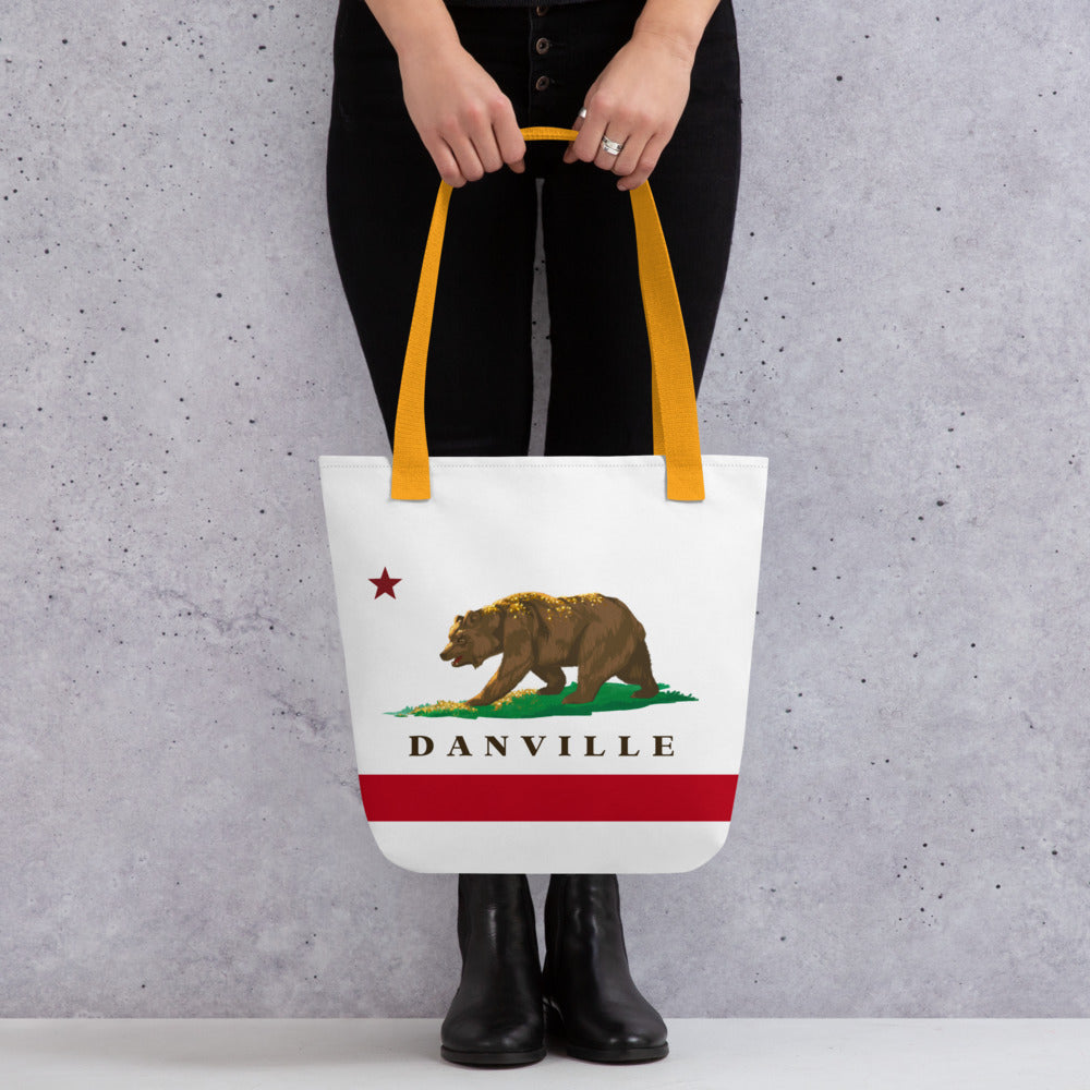 Danville CA Tote bag - CAFlags