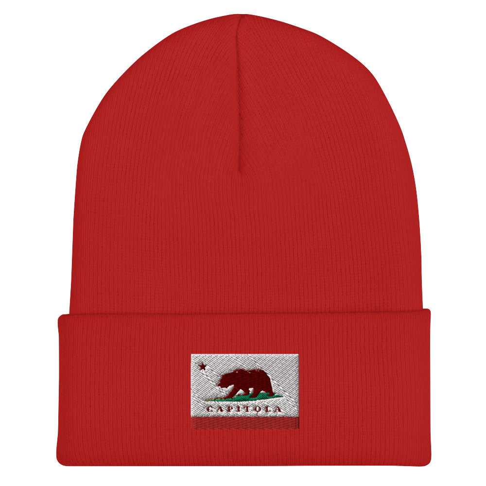 Red Capitola CA Beanie