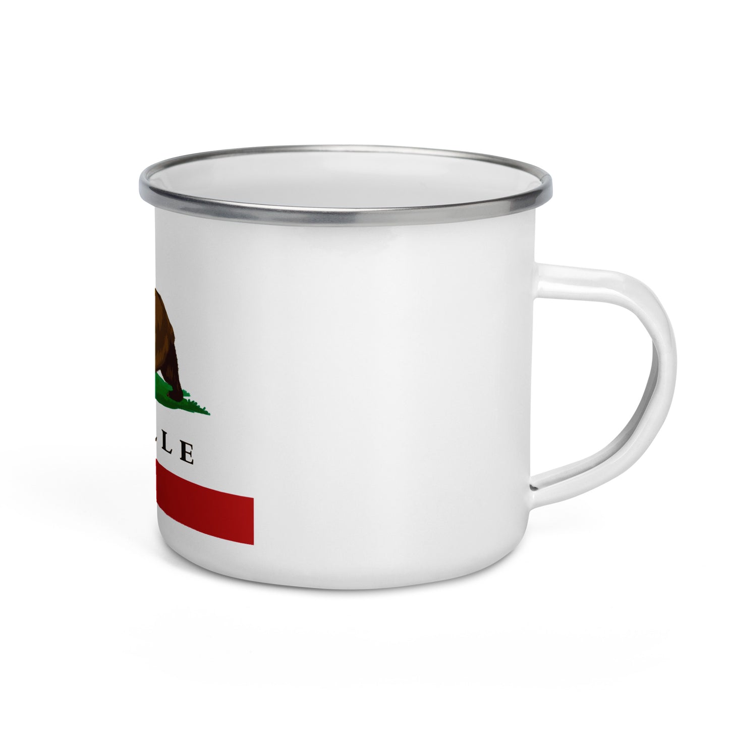 Danville CA Flag Enamel Mug - CAFlags