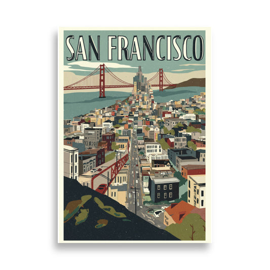 Vintage San Francisco Poster