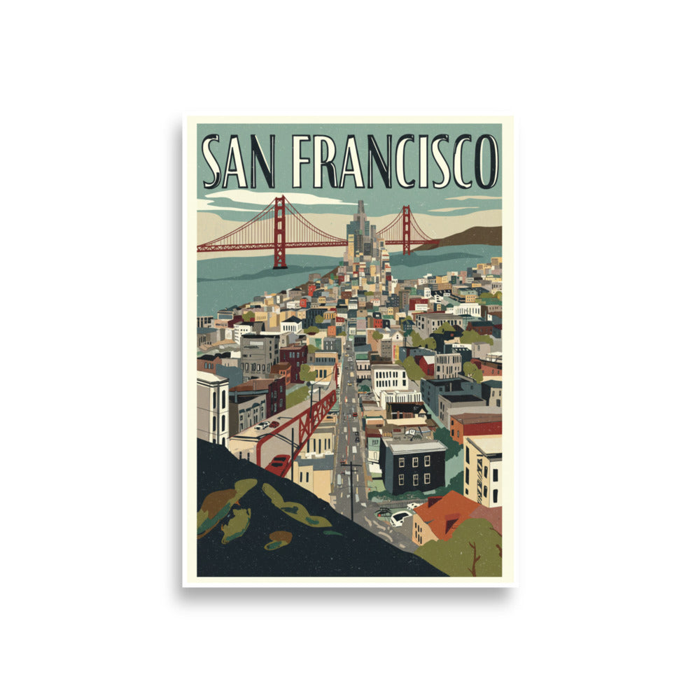 Vintage San Francisco Print