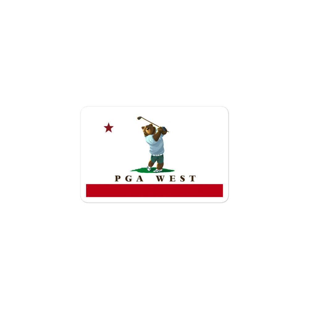 PGA West Golf Sticker