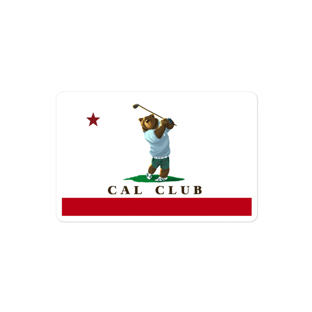 Cal Club Golf Sticker - CAFlags