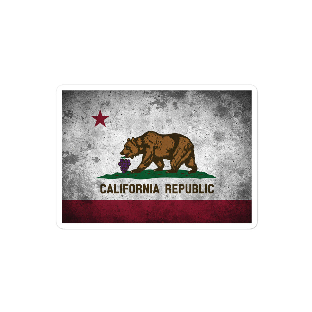 Cali sticker bear eating grapes