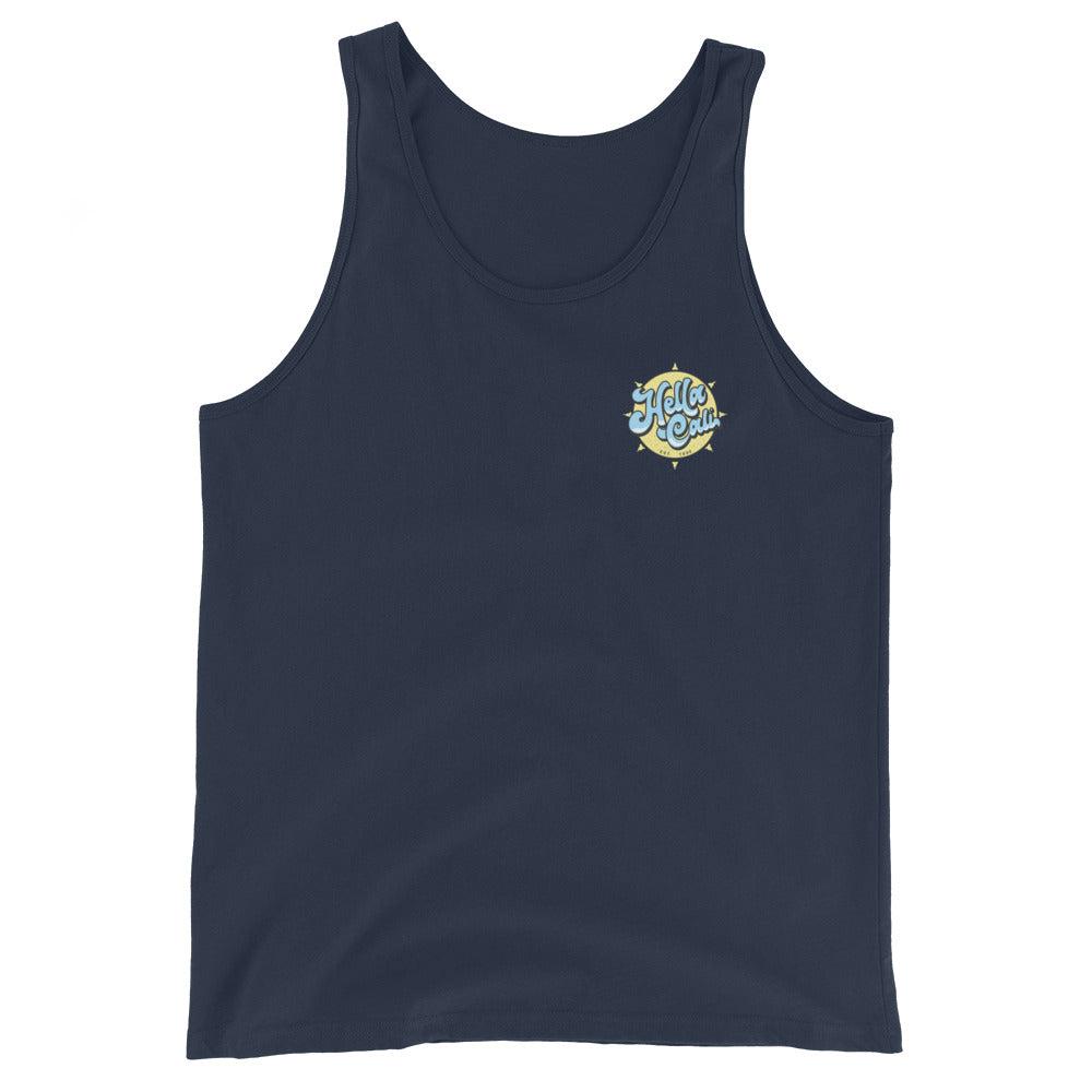 Navy Blue Hella Cali Tank Top