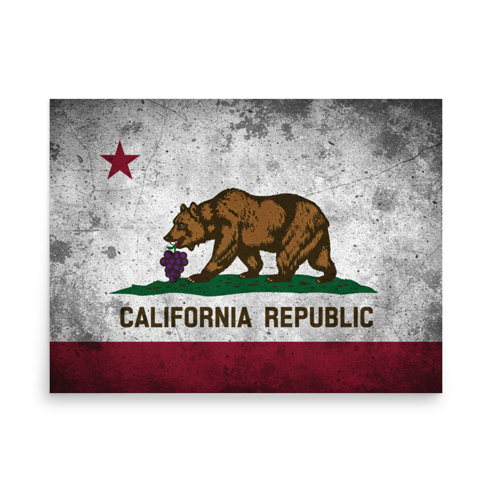 Cali grapes poster