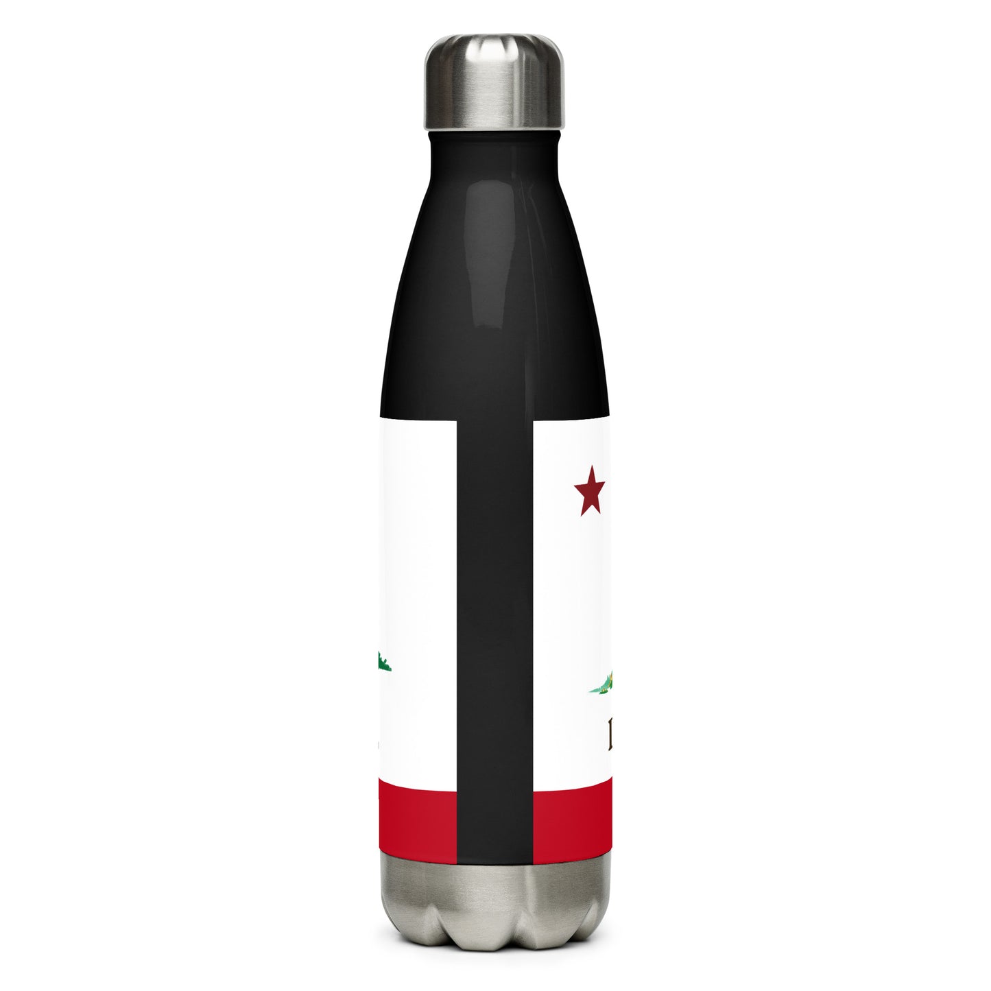 Danville CA Flag Stainless steel water bottle - CAFlags