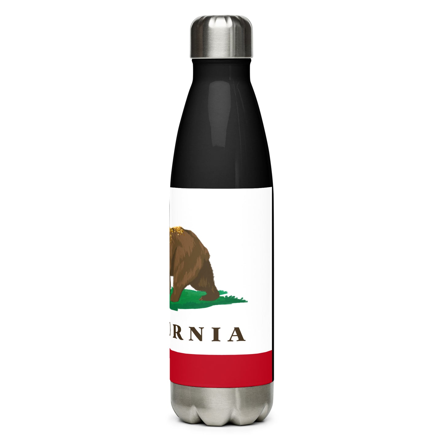 California Stainless steel water bottle - CAFlags