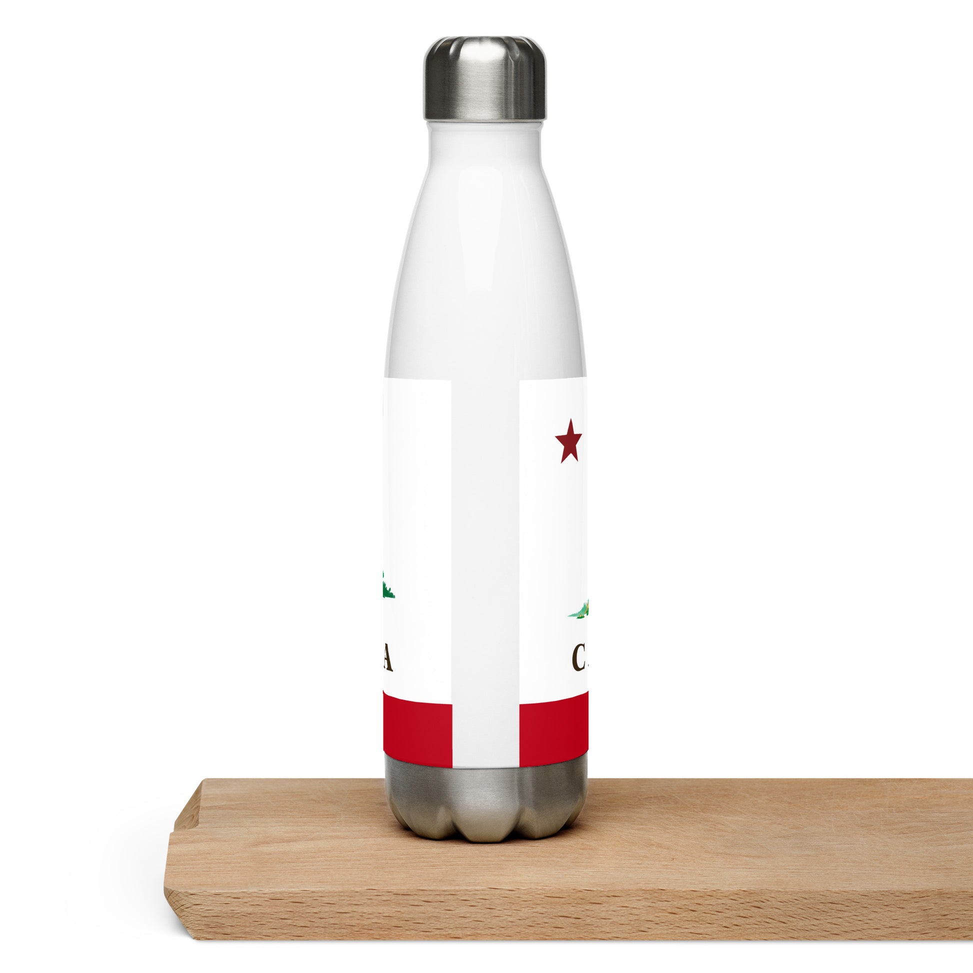 California Stainless steel water bottle - CAFlags