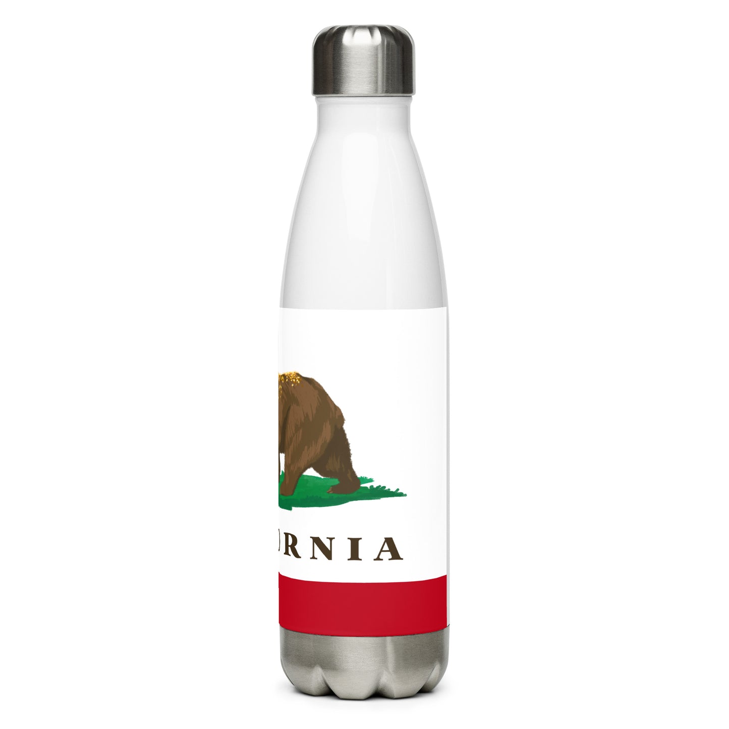 California Stainless steel water bottle - CAFlags