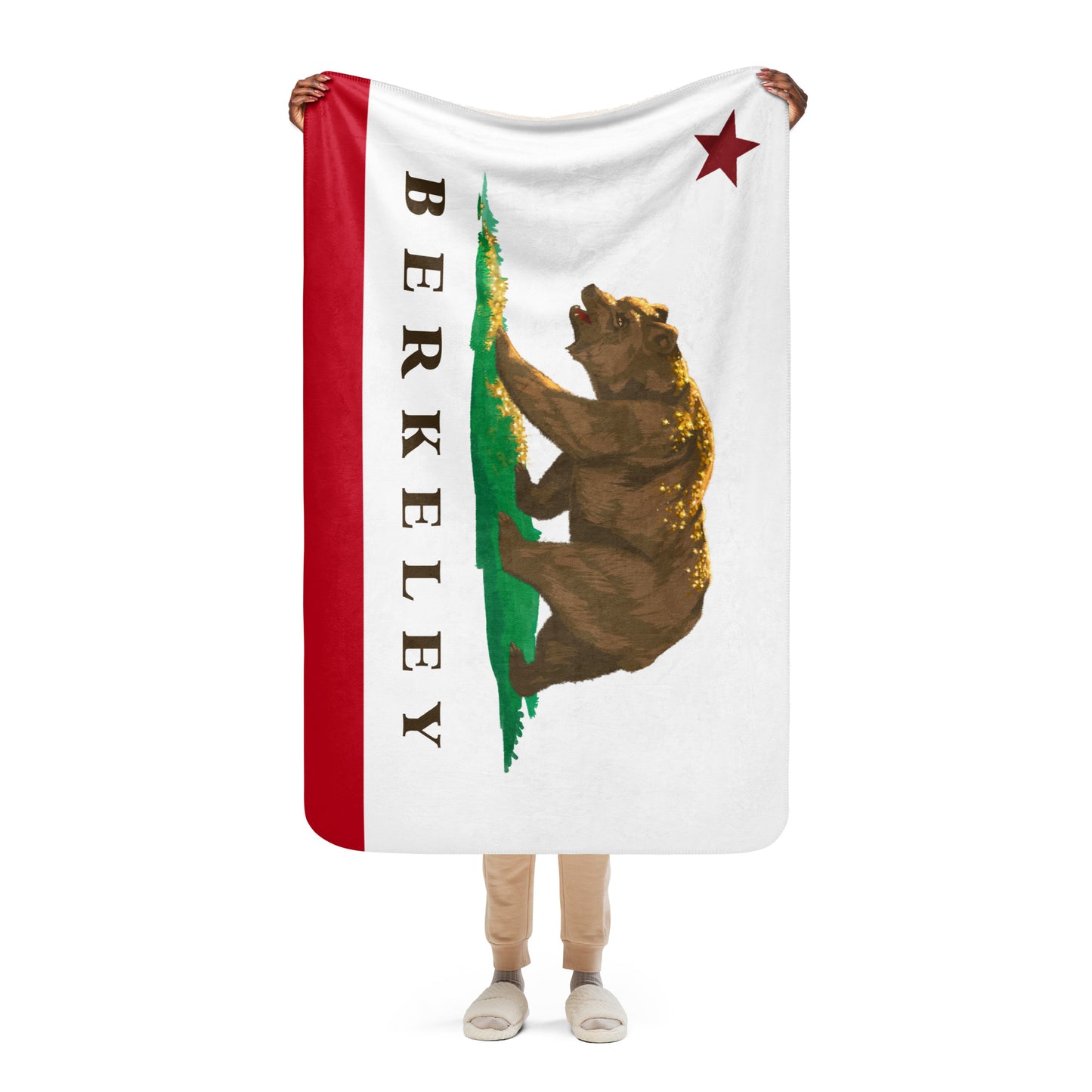 Berkeley CA Sherpa blanket - CAFlags