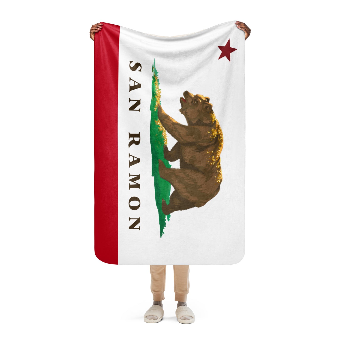 San Ramon CA Sherpa blanket