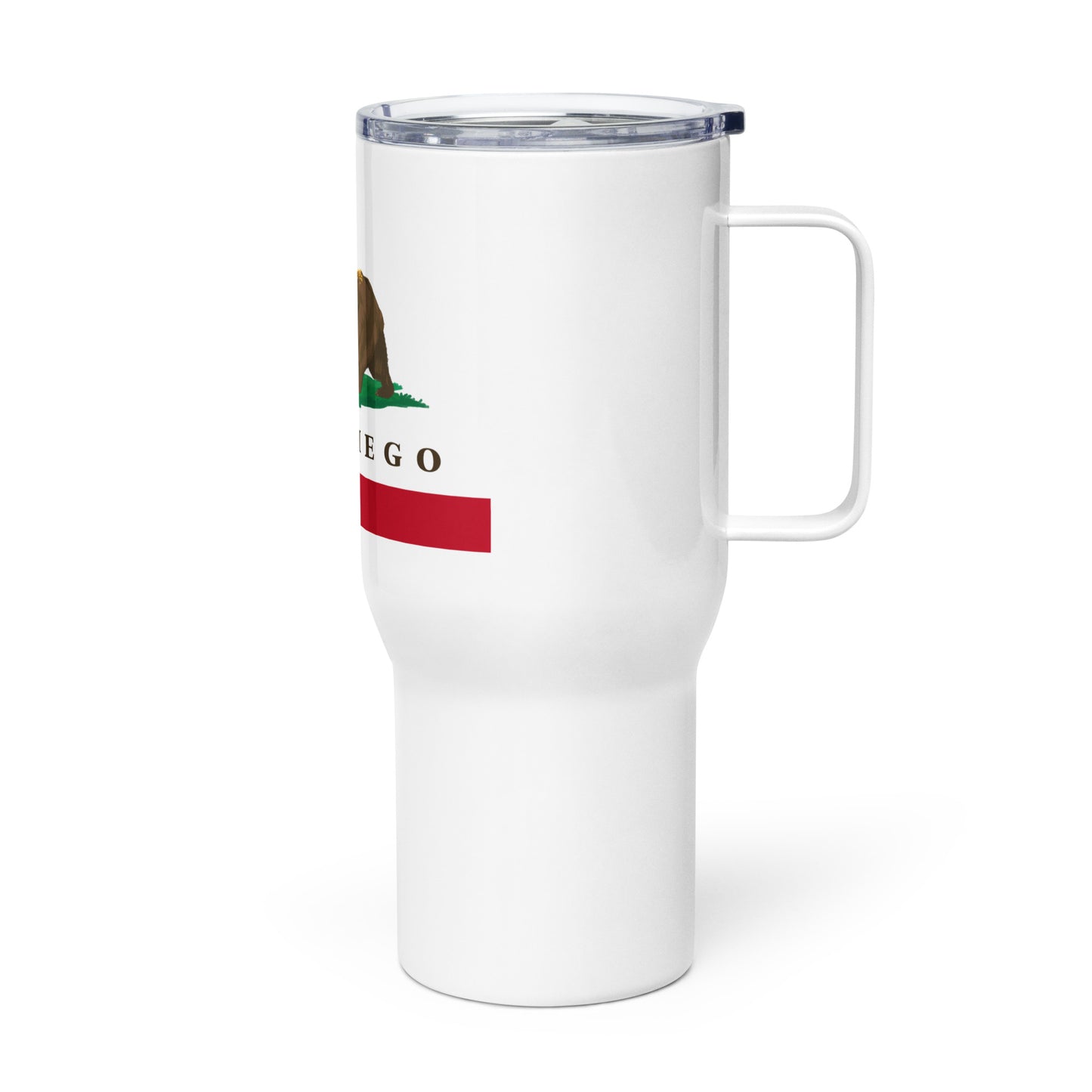 San Diego Travel mug with handle