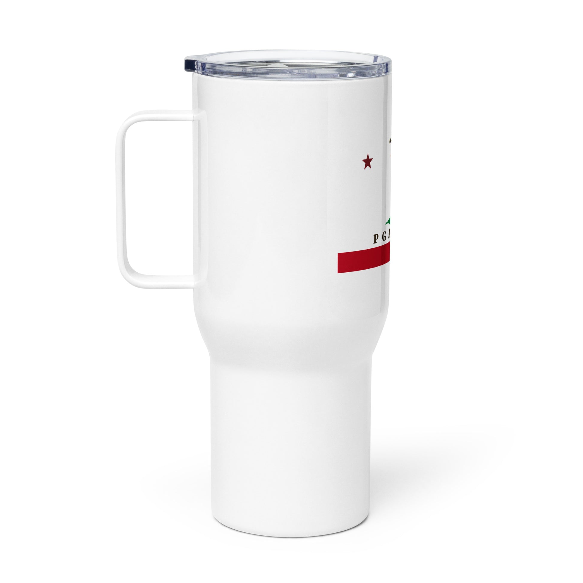 PGA West Travel coffee mug with handle