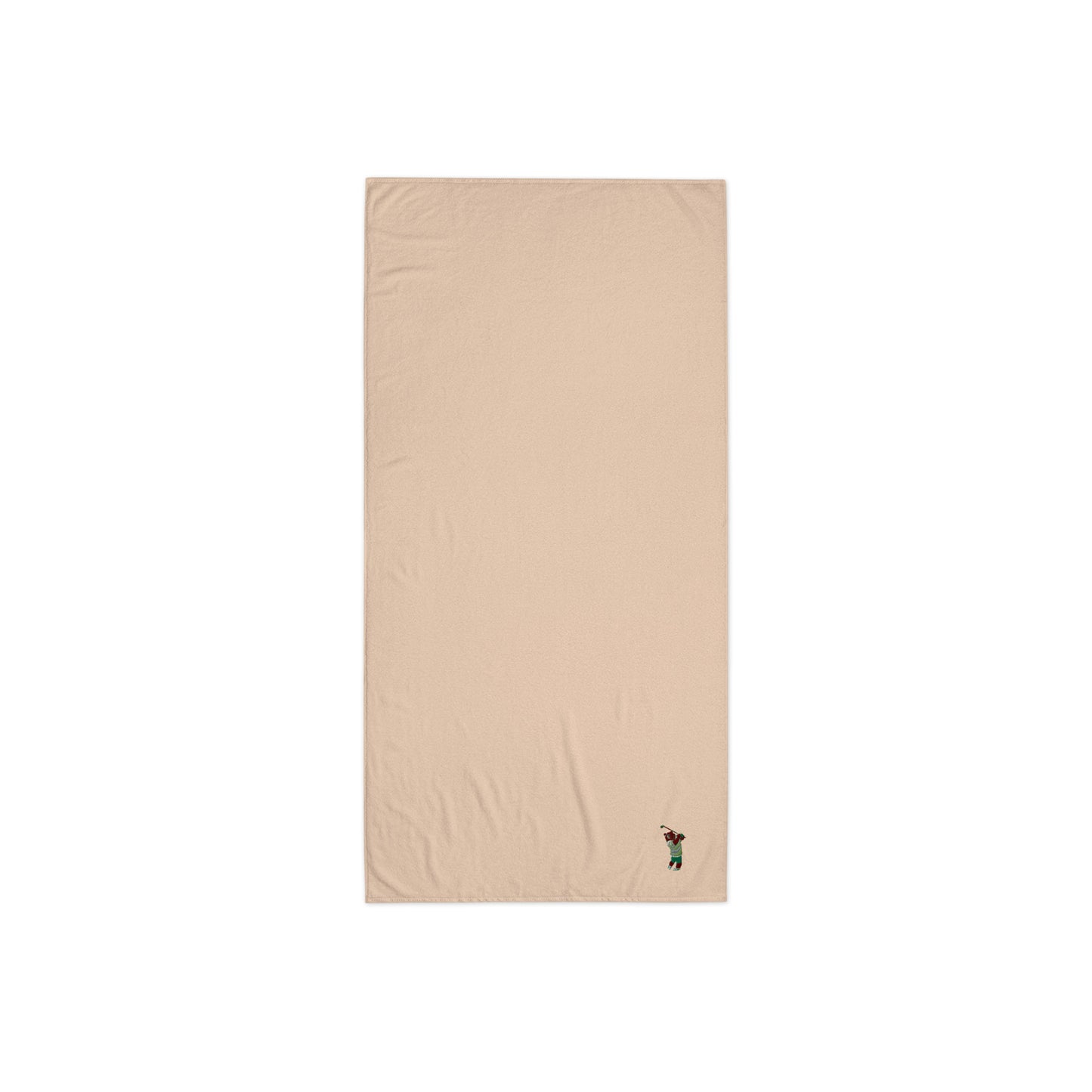 Golfing Grizzly cotton golf towel - CAFlags