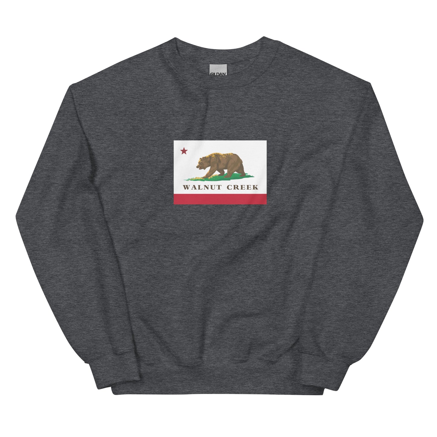 Dark Gray Walnut Creek CA Sweatshirt