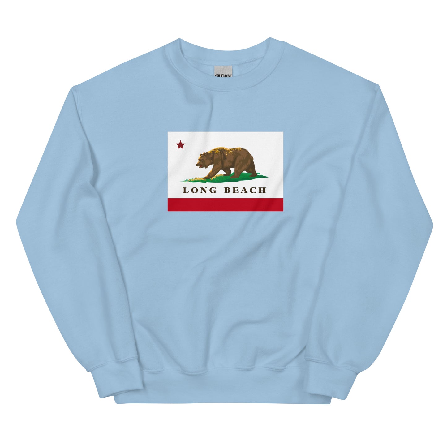 Long Beach CA Flag Sweatshirt - CAFlags