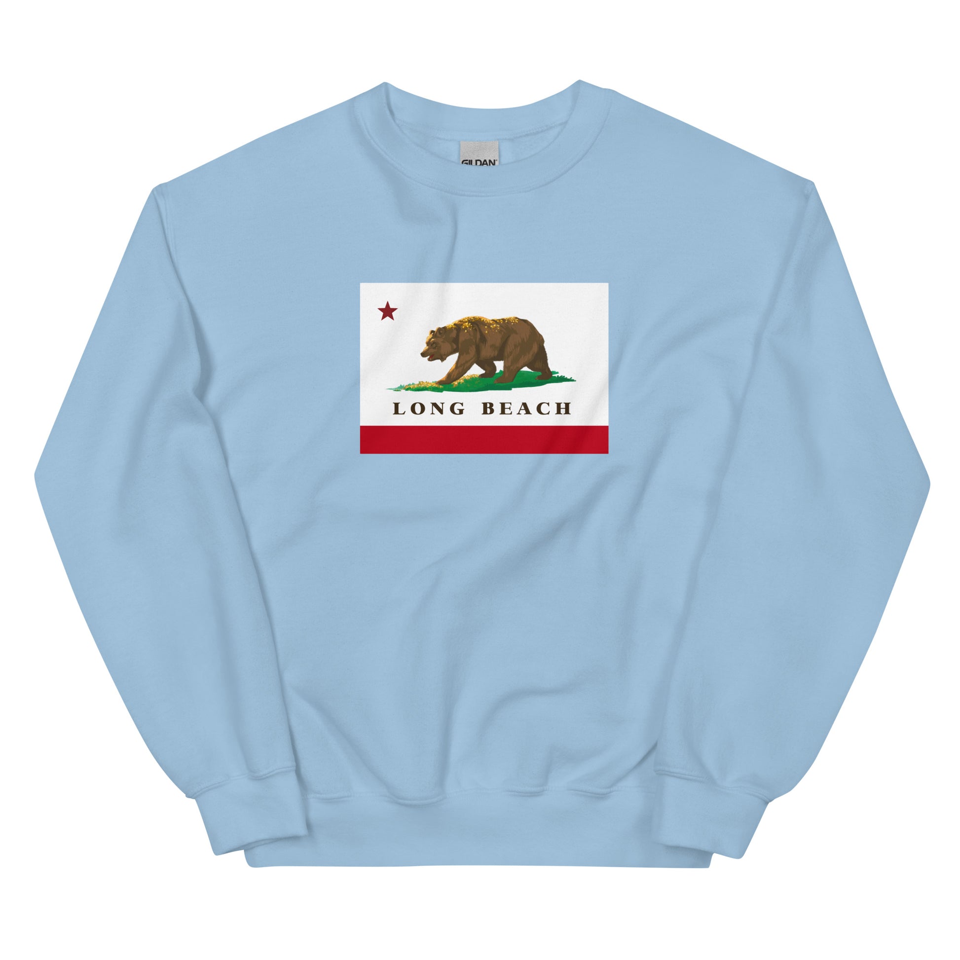 Long Beach CA Flag Sweatshirt - CAFlags