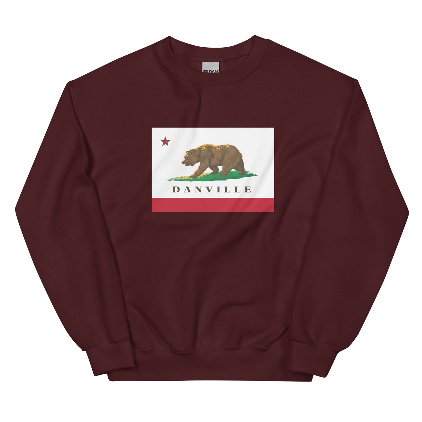 Danville CA Flag Sweatshirt - CAFlags