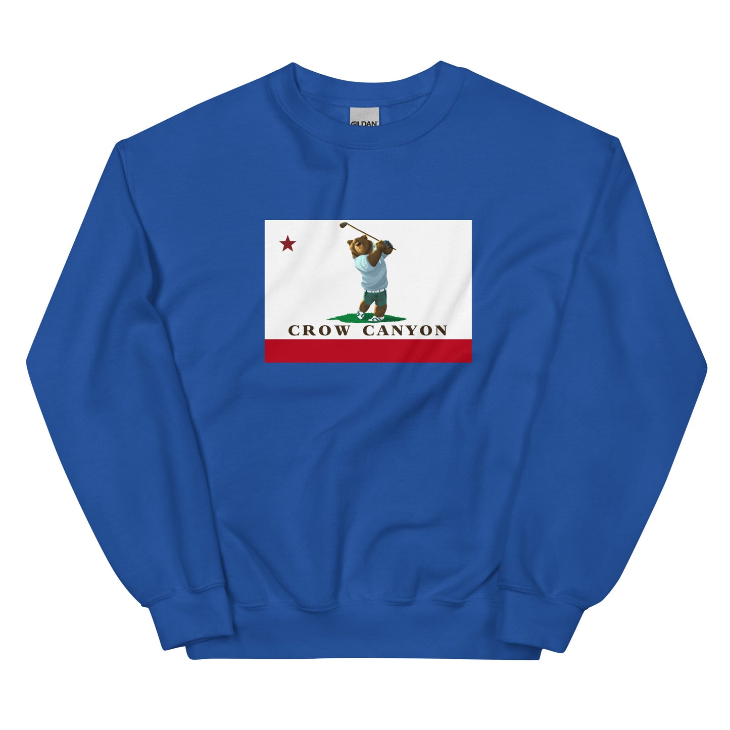 royal blue Crow Canyon Golf Sweatshirt