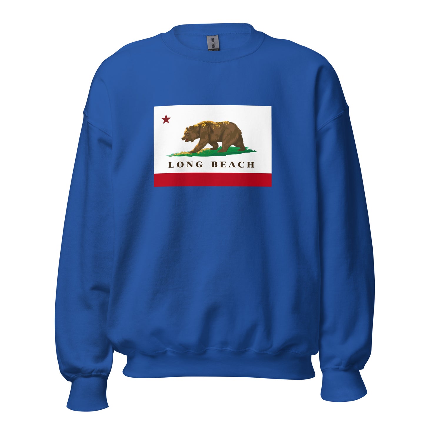 blue Long Beach CA Sweatshirt