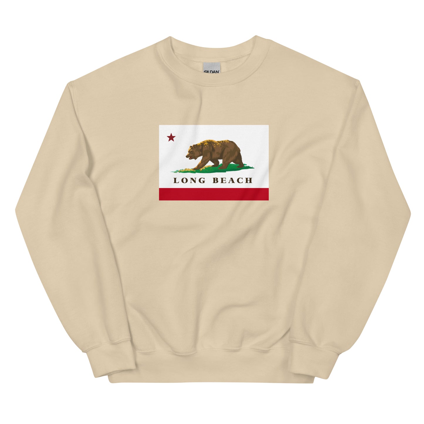 Long Beach CA Flag Sweatshirt - CAFlags