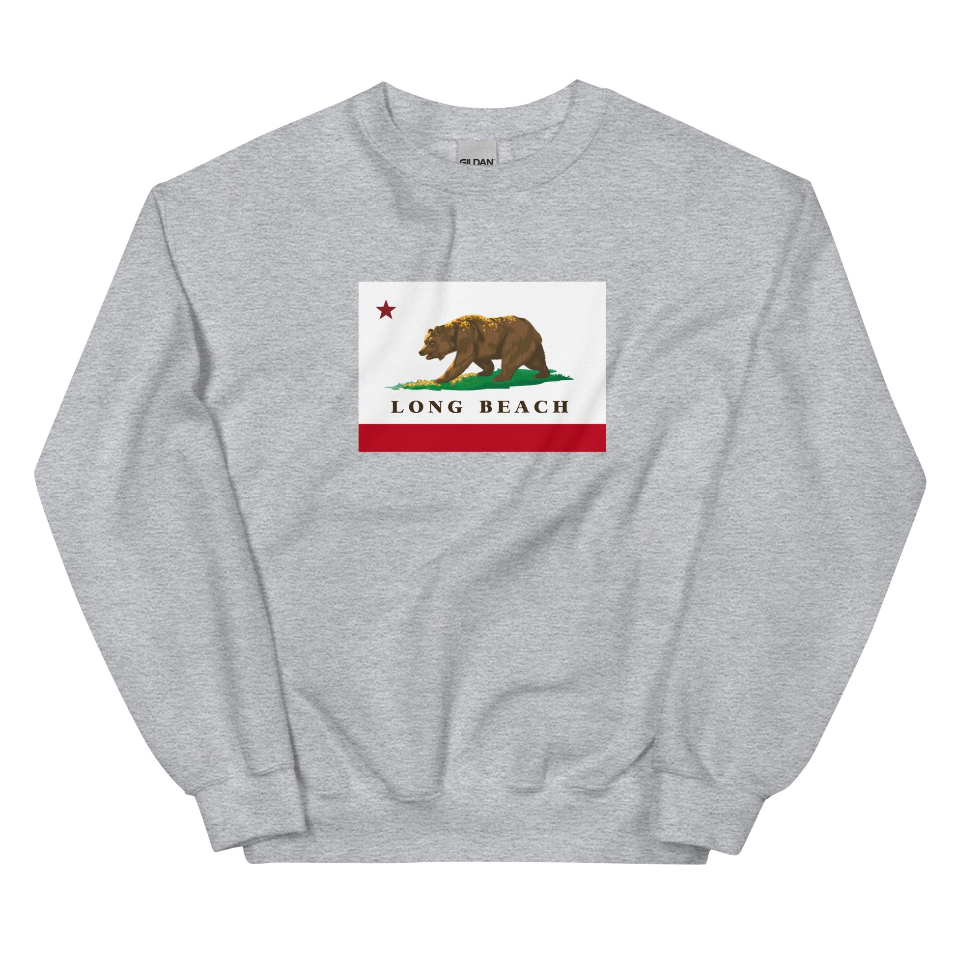 Long Beach CA Flag Sweatshirt - CAFlags