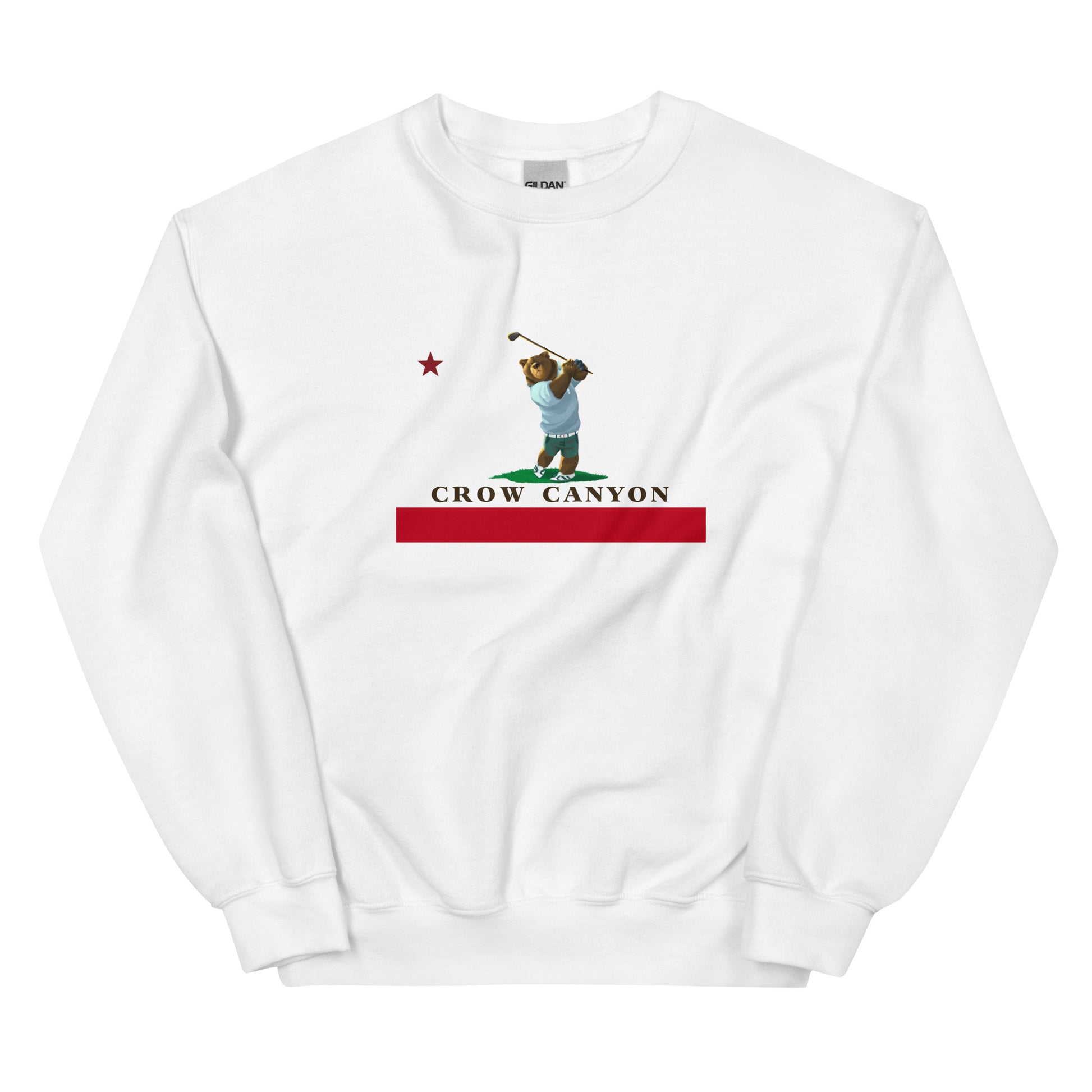 white Crow Canyon Golf Sweatshirt