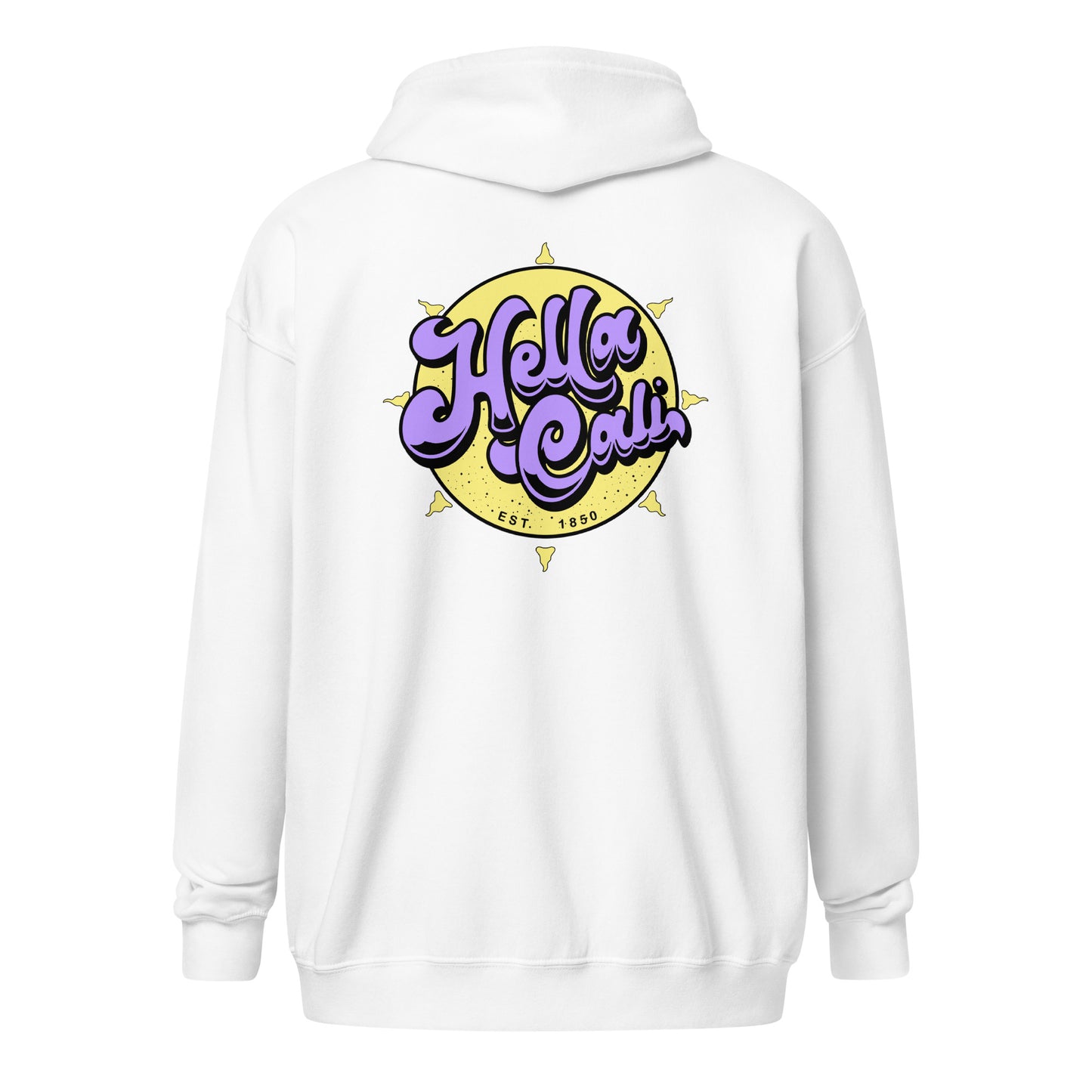 Hella Cali zip hoodie