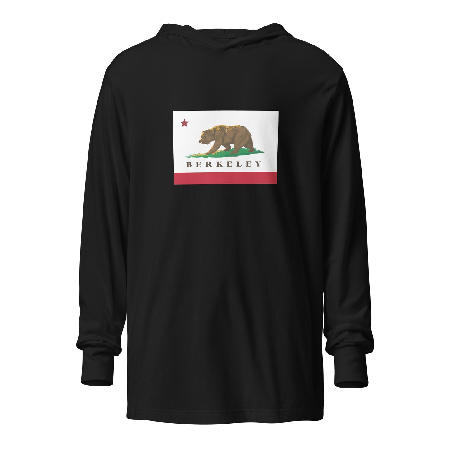 Berkeley CA Hooded long-sleeve tee - CAFlags