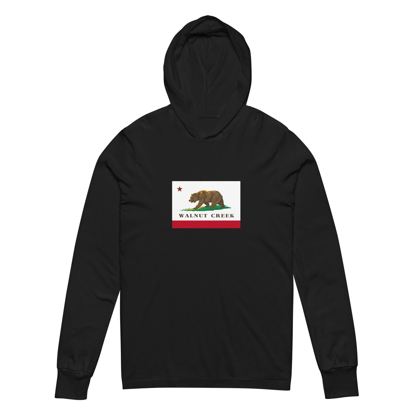 Walnut Creek CA Hooded long-sleeve tee