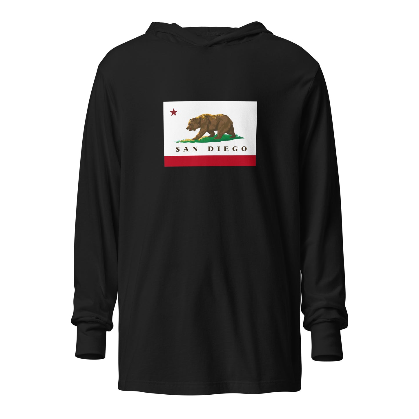 San Diego Hooded long-sleeve tee