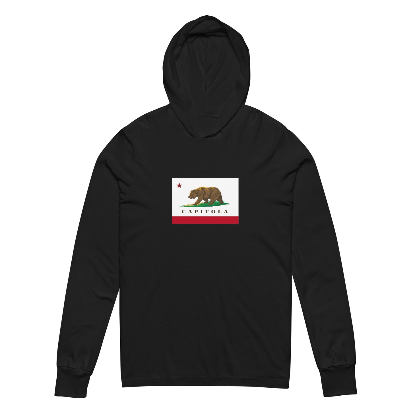 Capitola Hooded long-sleeve tee