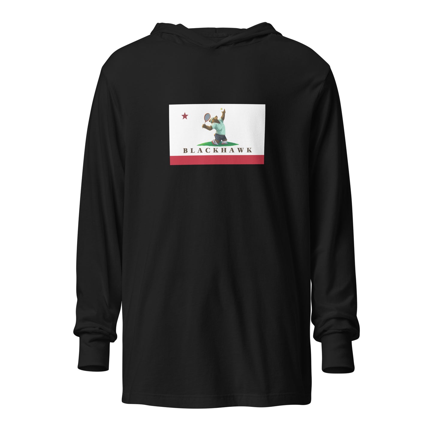 Blackhawk Tennis Hooded long-sleeve tee