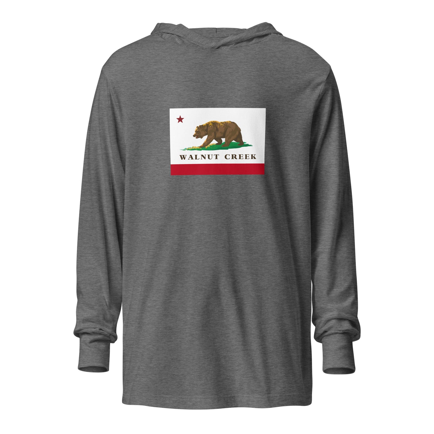 Walnut Creek CA Hooded long-sleeve tee