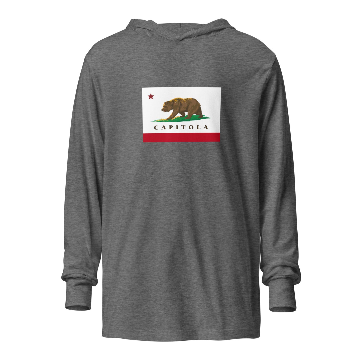 Capitola Hooded long-sleeve tee