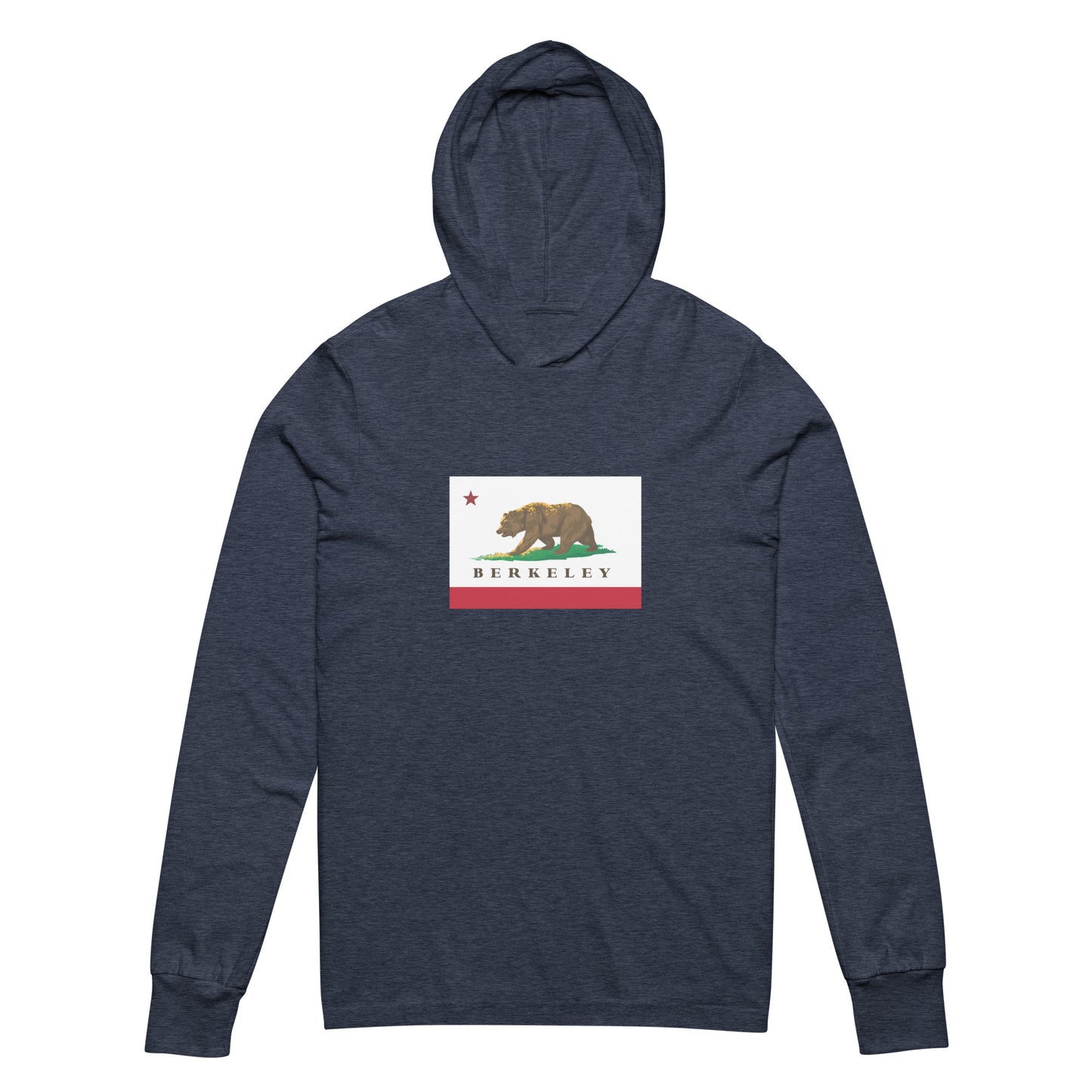 Berkeley CA Hooded long-sleeve tee - CAFlags