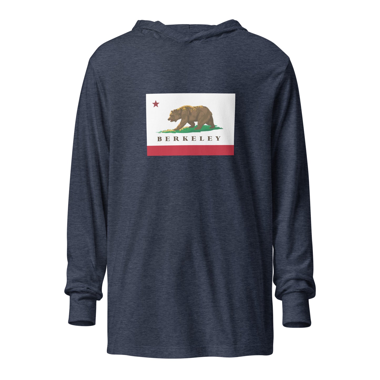 Berkeley CA Hooded long-sleeve tee - CAFlags