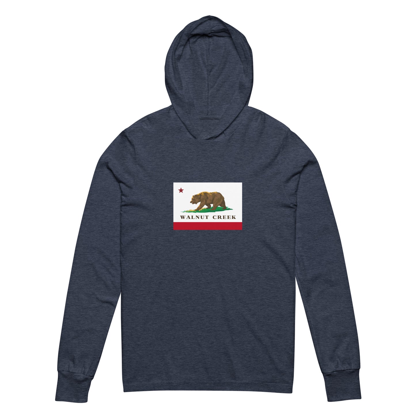 Walnut Creek CA Hooded long-sleeve tee