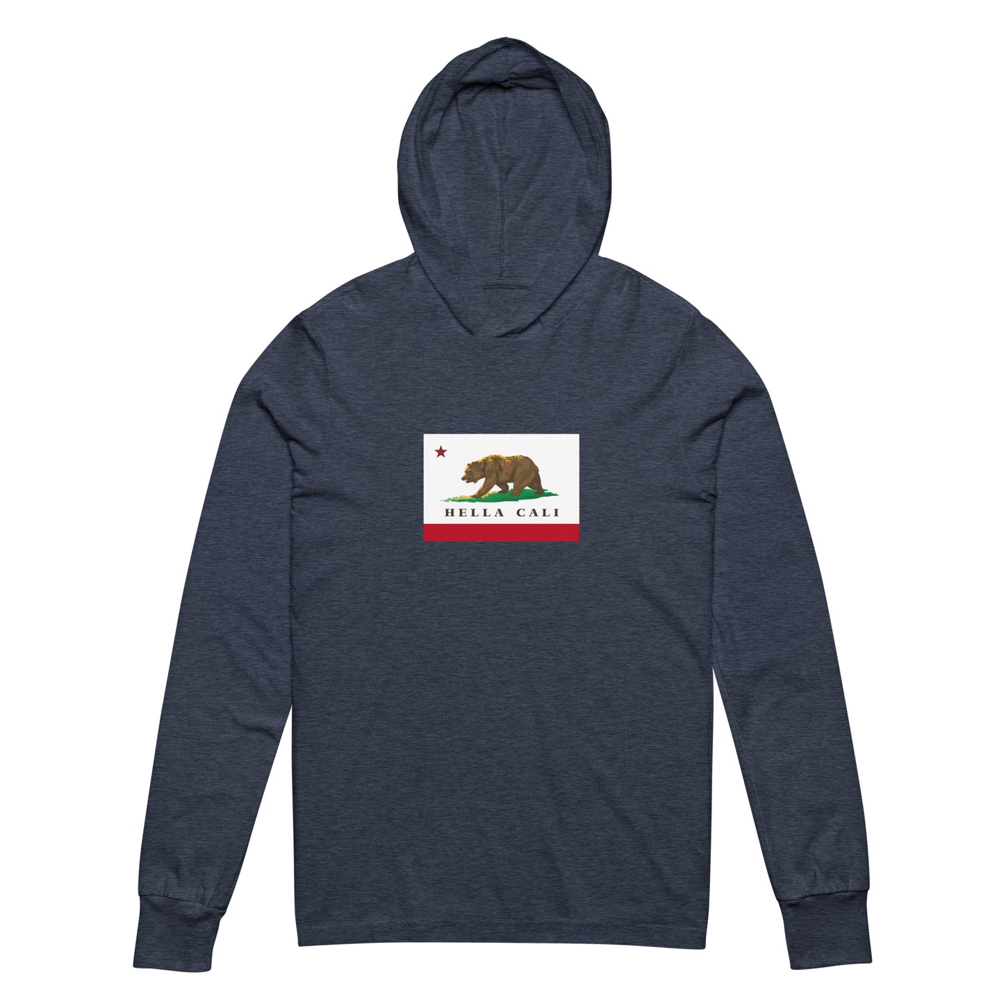 Hella Cali Hooded long-sleeve tee