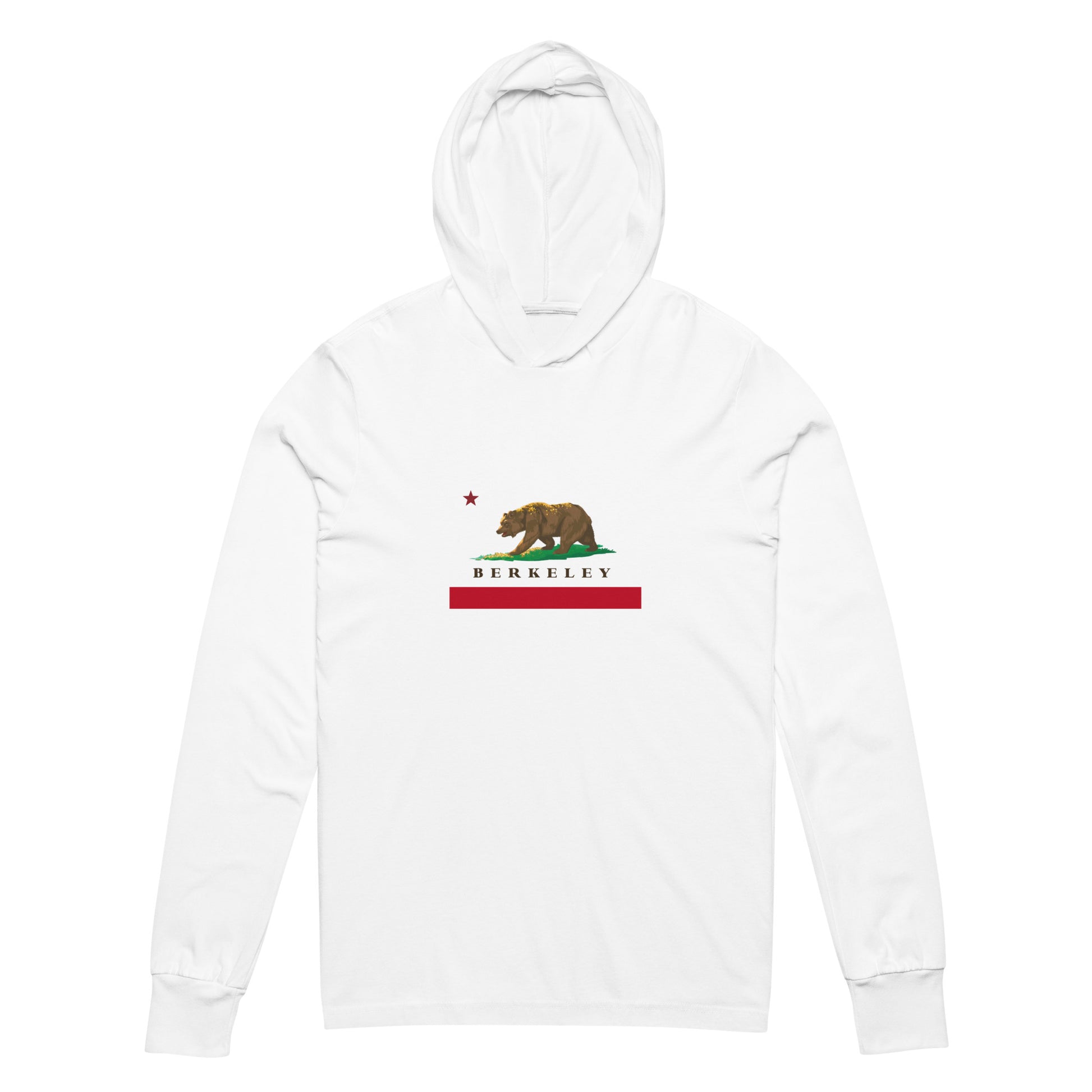 Berkeley CA Hooded long-sleeve tee - CAFlags