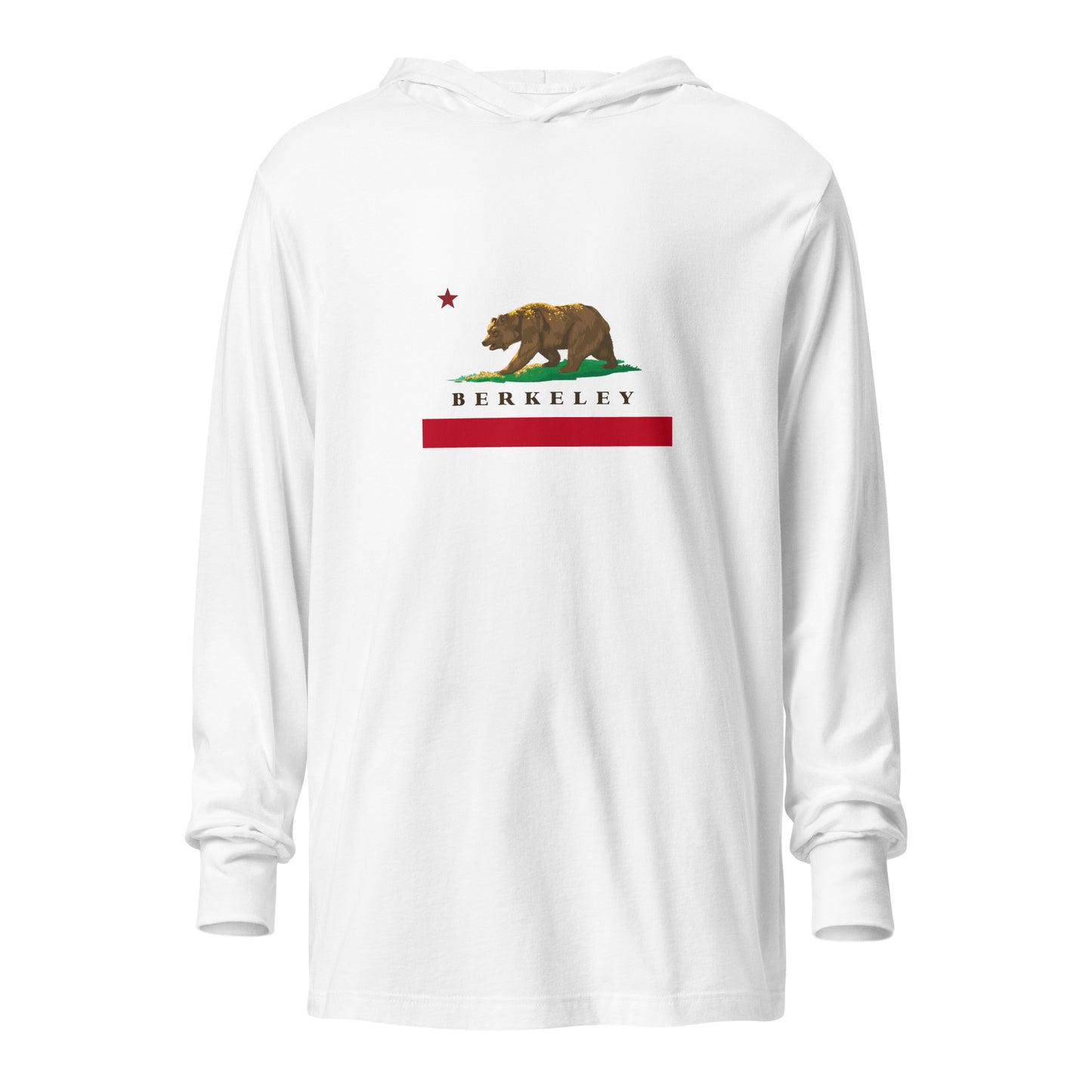 Berkeley CA Hooded long-sleeve tee - CAFlags