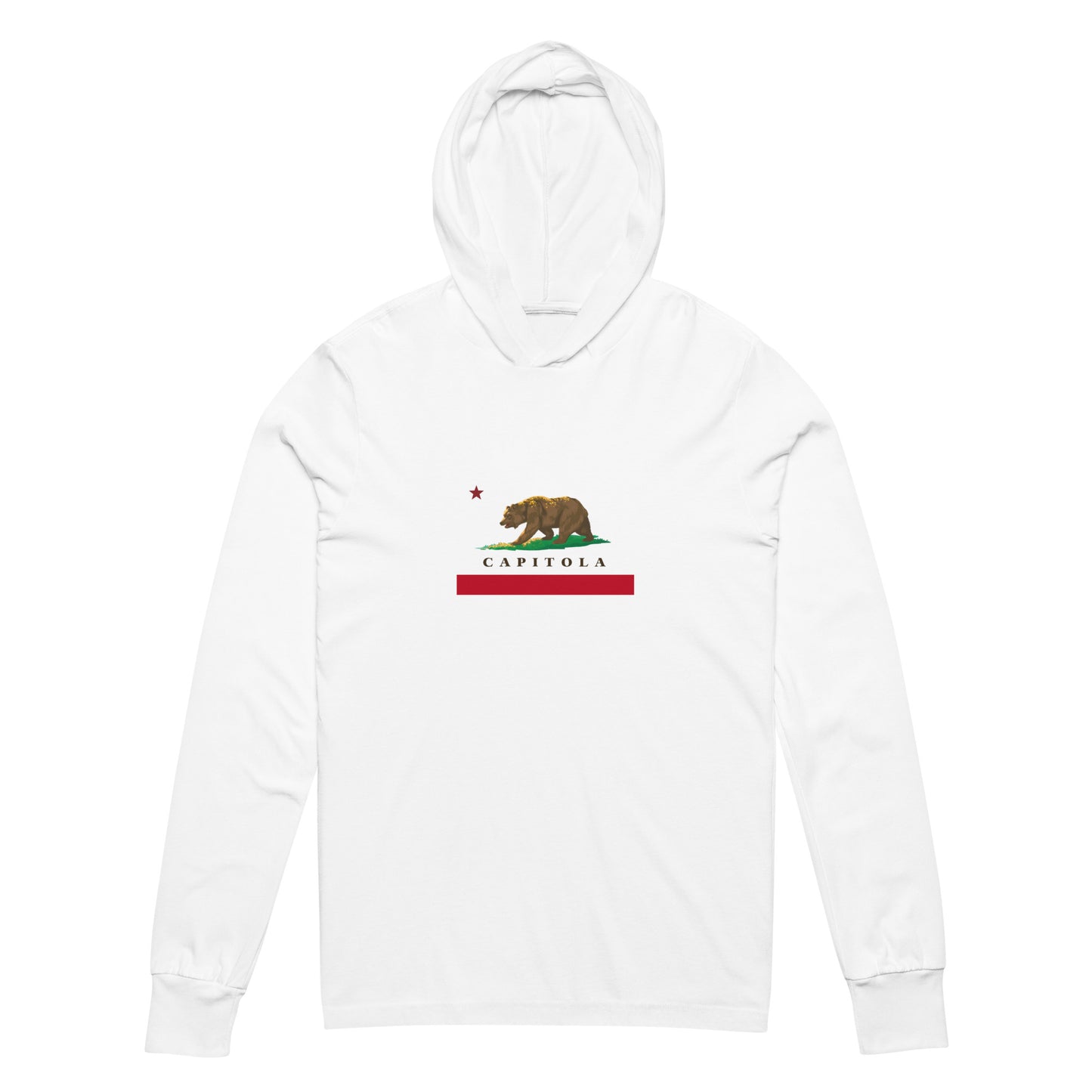 Capitola Hooded long-sleeve tee