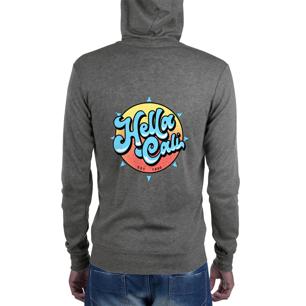 Hella Cali Unisex Zip Hoodie