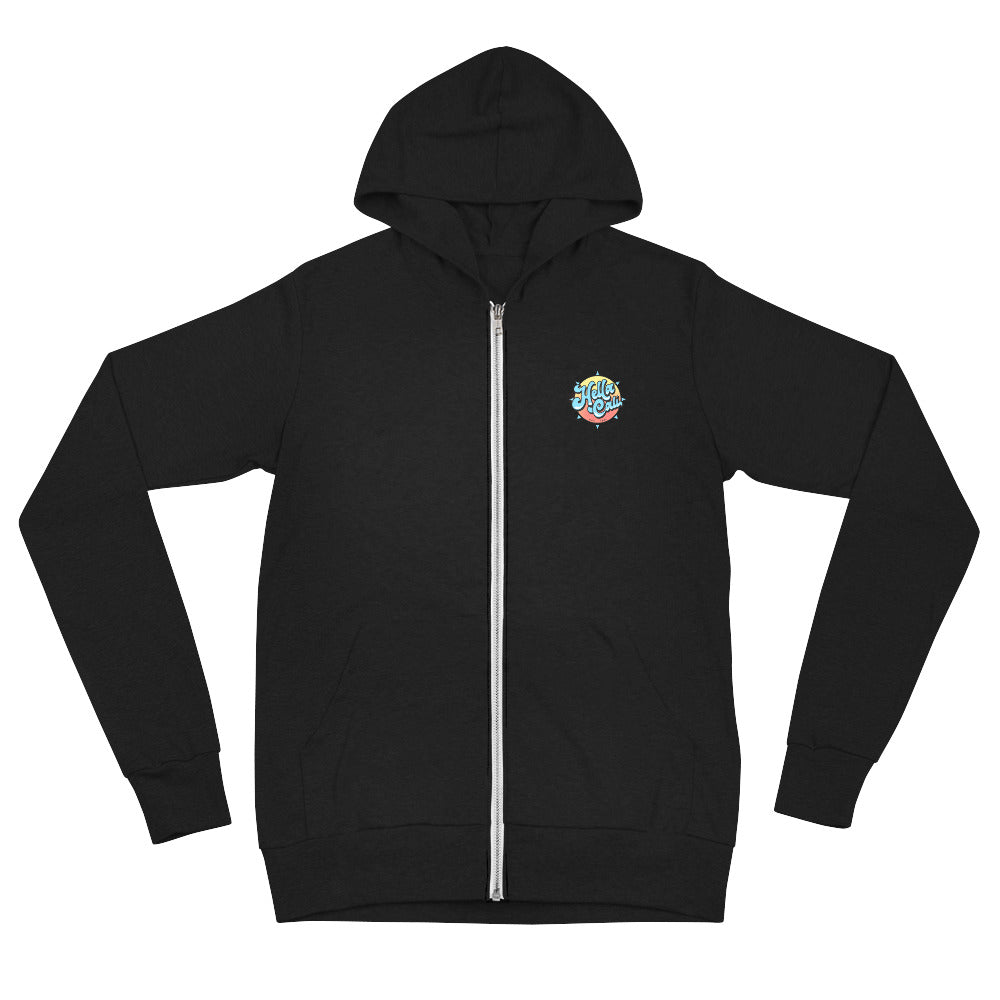 Hella Cali Unisex Zip Hoodie