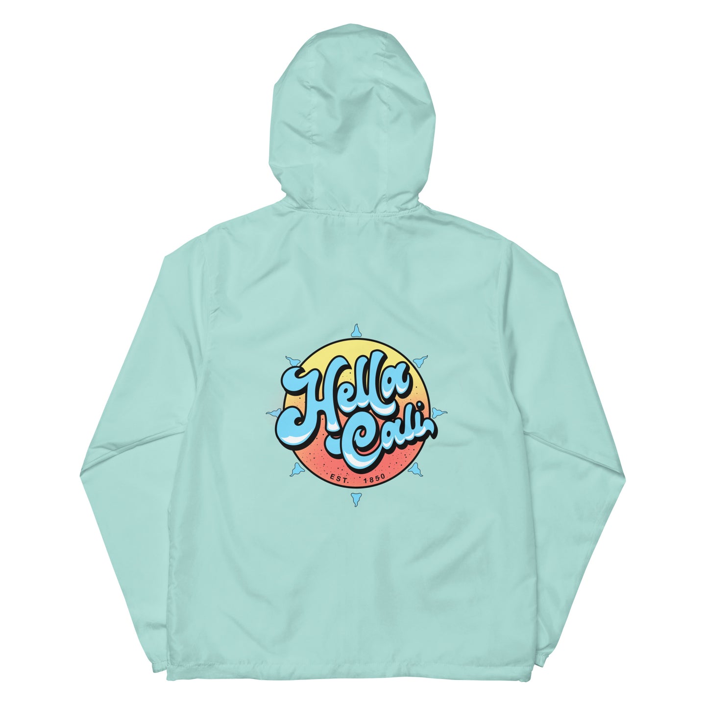 Hella Cali Unisex lightweight zip up windbreaker