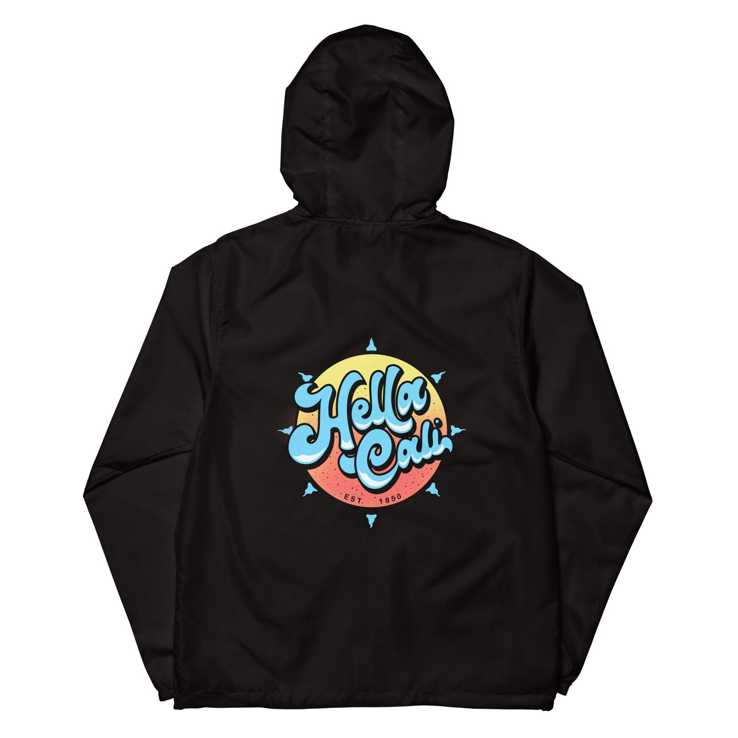 Hella Cali Unisex lightweight zip up windbreaker