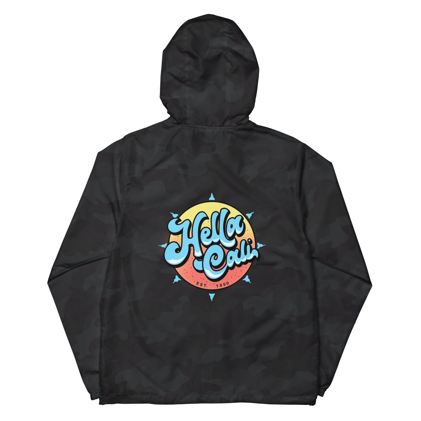 Hella Cali Unisex lightweight zip up windbreaker