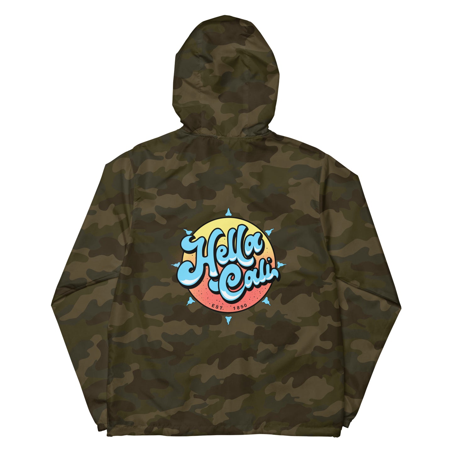 Hella Cali Unisex lightweight zip up windbreaker